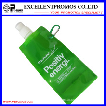 Sport-Plastik-faltbare Wasser-Flasche für Firmenzeichendruck (EP-B7154)